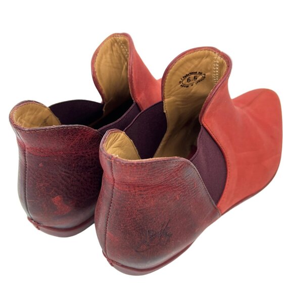 John Fluevog Power Up Chelsea Leather Booties - Picture 4 of 8